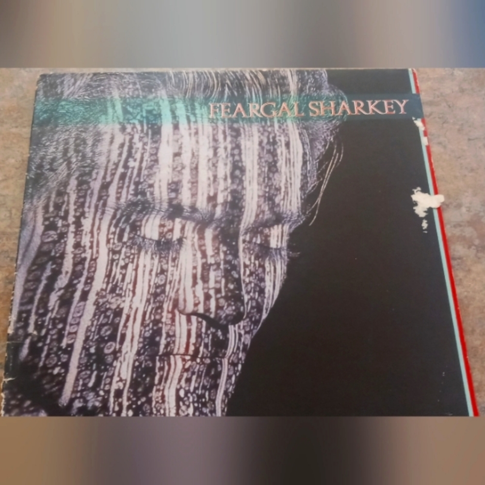 Vinyl Record — Black & White Artwork